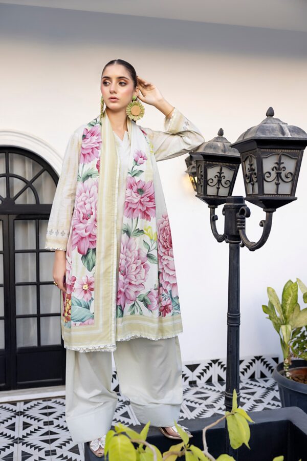 REGALIA LAWN 3PC ORIGNAL SUMMER COLLECTION 2025 - Image 4