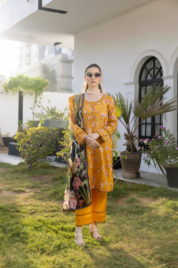 REGALIA LAWN 3PC ORIGNAL SUMMER COLLECTION 2025 - Image 3
