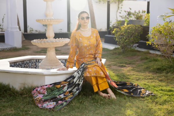 REGALIA LAWN 3PC ORIGNAL SUMMER COLLECTION 2025 - Image 5