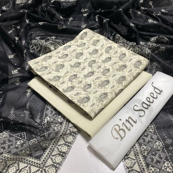 BINSAEED 3PC ORIGNAL SUMMER COLLECTION 2025