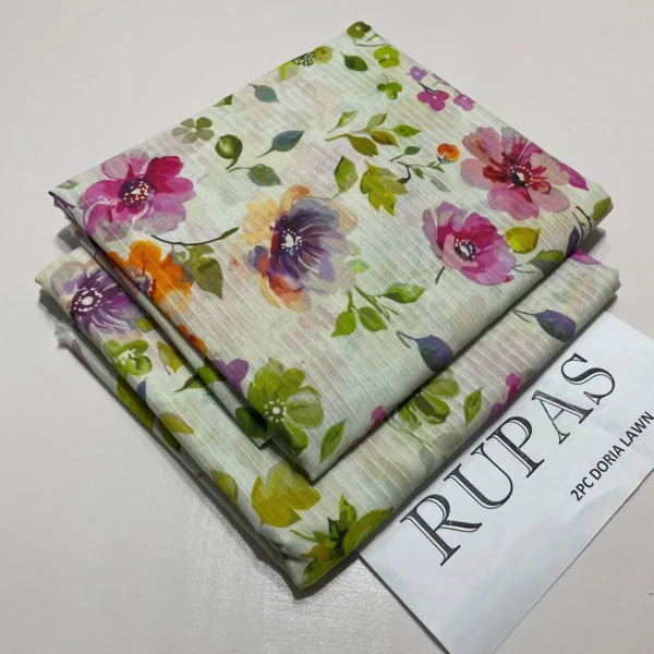 RUPAS DORIA LAWN 2PC ORIGNAL SUMMER COLLECTION 2025