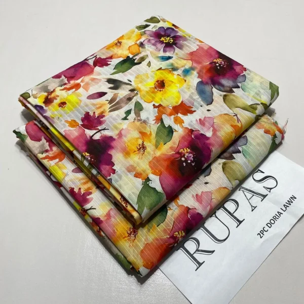 RUPAS DORIA LAWN 2PC ORIGNAL SUMMER COLLECTION 2025