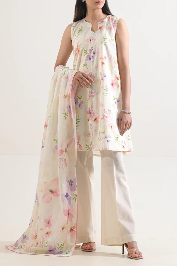 SAYA LAWN 3PC ORIGNAL SUMMER COLLECTION 2025 - Image 2