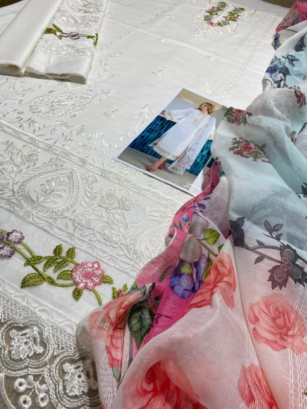 JAZMIN 3PC EMBROIDERED SUMMER COLLECTION 2025 - Image 3