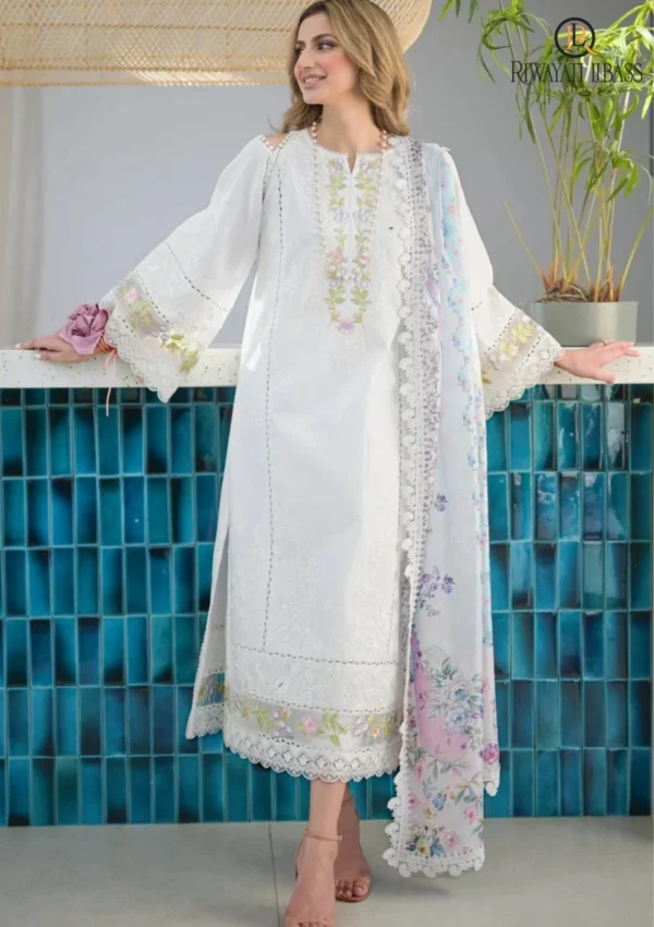 JAZMIN 3PC EMBROIDERED SUMMER COLLECTION 2025